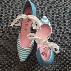 Poetic license heels with ankle ties--8